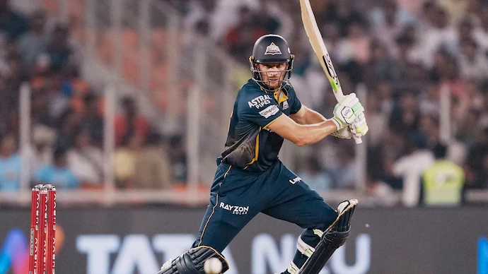 Buttler score 97 runs against DC
